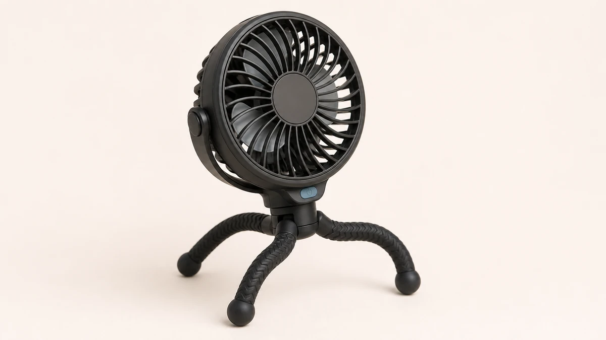 PaPaFboy Kinderwagen-Ventilator mit Akku als neutrales Produktbild