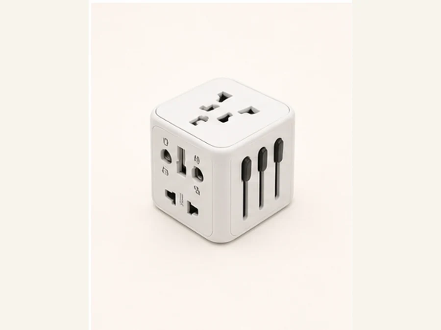 Universal-Reiseadapter mit USB für Familienurlaub
