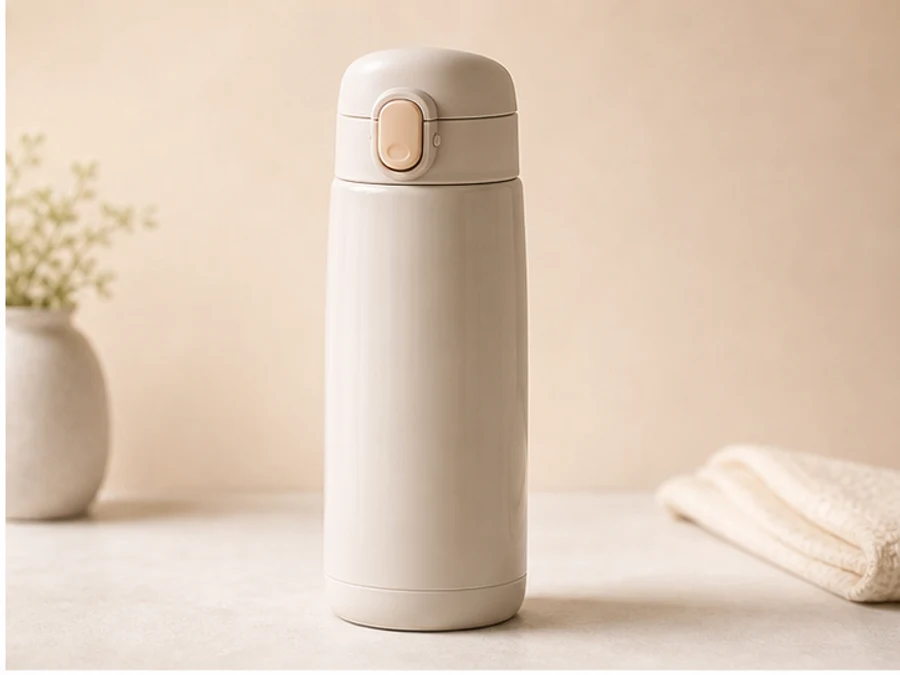 Isolierflasche für Babywasser im Familienurlaub