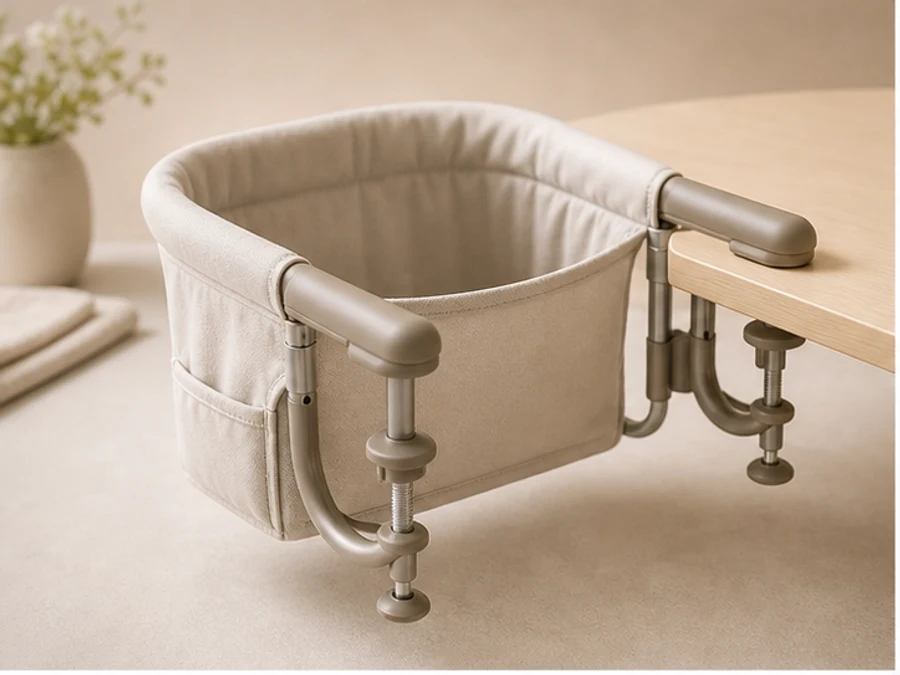Tischsitz für Babymahlzeiten auf Reisen